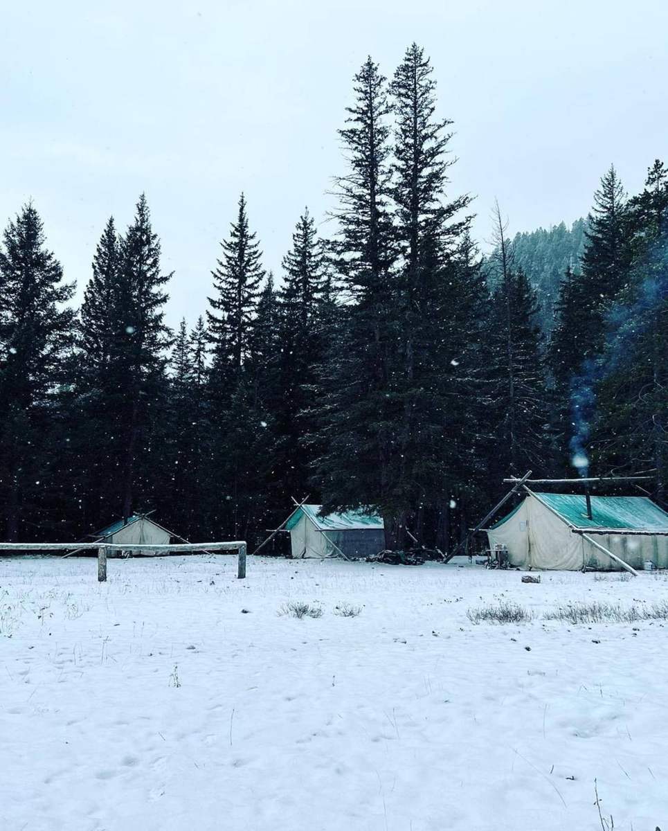 Early season elk hunt in the Montana backcountry